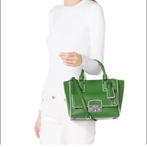 Michael Kors Audrey Satchel Handbag - Picture 2 of 7